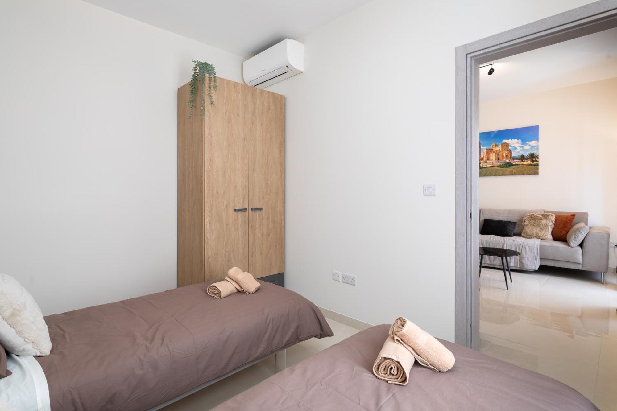 Edka Suites - Modern Sunlit 2Bd Apartments With Balconies - Close To Sliema Promenade, St Julian'S & St Georges Bay Gzira Exterior photo